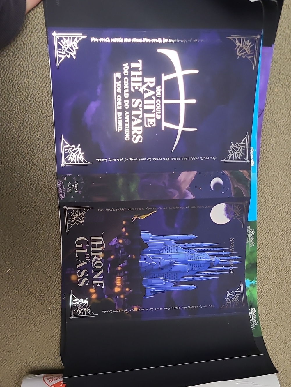 Throne of Glass Hardback Book Dust Jacket - Acrylipics